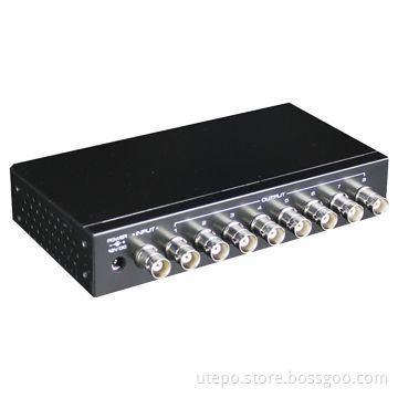 8-channel Video Distributor, Simple Installation and High-reliability